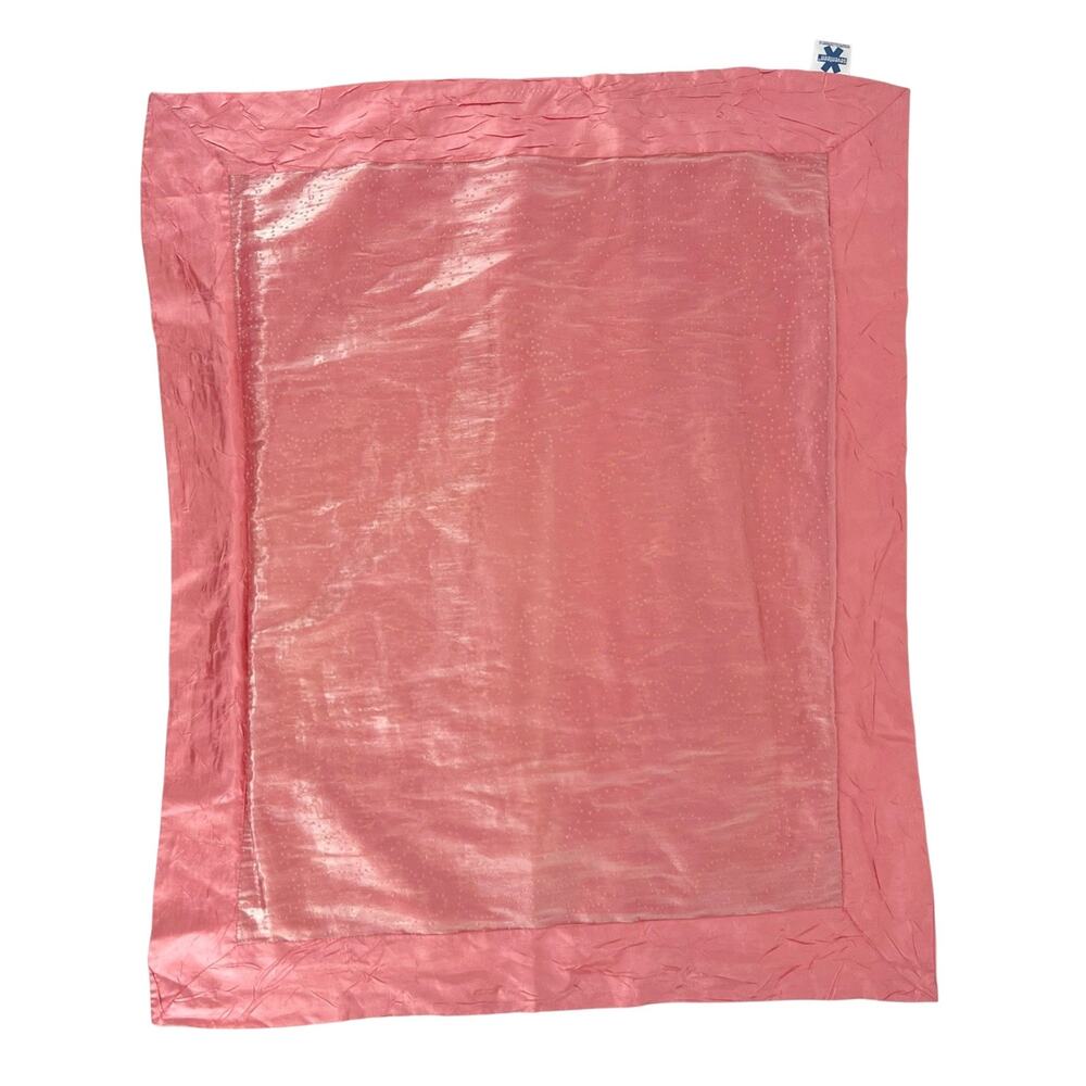Y2K Pink Satin Pillow Shams Set of 2 Seventeen Magazine 2000s vintage